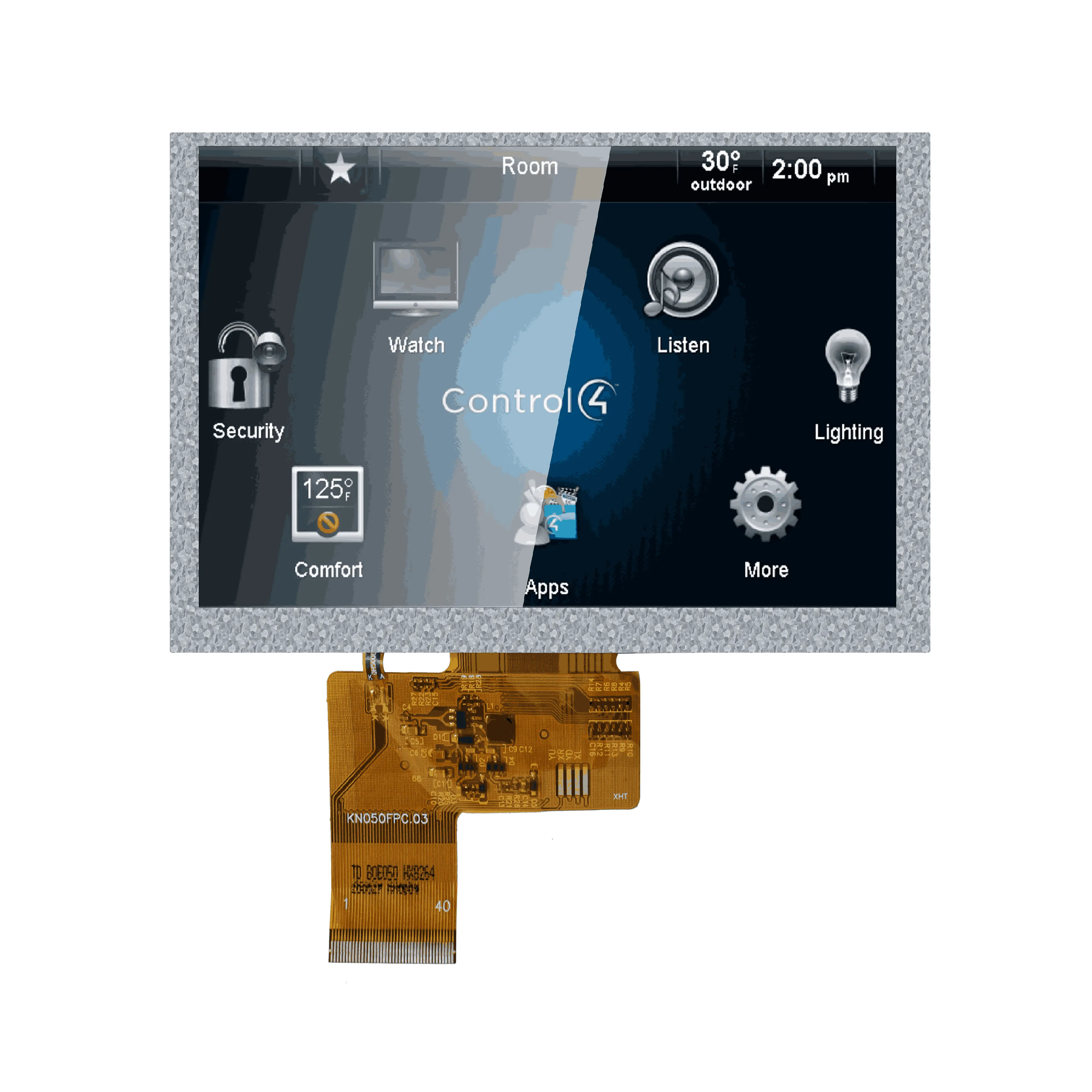 LCD màn hình hiển thị cảm ứng 5 inch Màn hình TFT 5 "LCD Module bảng điều chỉnh công nghiệp tinh thể lỏng hiển thị thay thế Nhà cung cấp