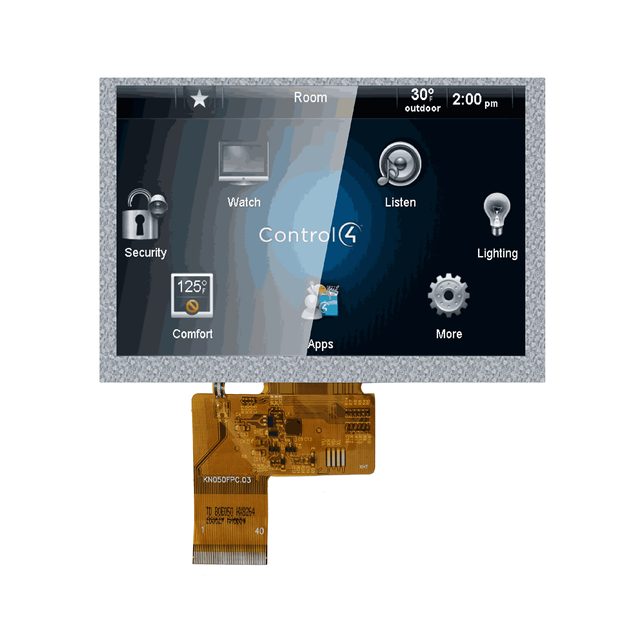 lcd display screen touch 5 inch monitor tft 5" lcd module panel industrial liquid crystal display replacement supplier