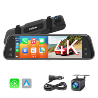Auto-DVD-Player Dashcam 4K Carplay Bildschirm 10 Zoll Rückfahrkamera CarPlay Android Auto 4K Dashcam für Autoaufnahmen OEM-Fertigung