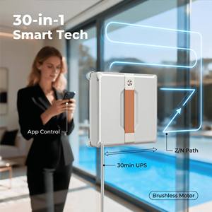 Limpiador de Ventanas Robótico MFW01 7000Pa con Motor sin Escobillas, 6 Boquillas de Pulverización, Navegación Inteligente, Limpiador de Vidrios - Product Image 5