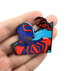 Nuovo Design di Alta Qualità, Badge in Metallo Anime Spider-Verse con Miles, Gwen, Miguel, Hobie, Pavitr, Decorazione per Zaino - Product Image 3
