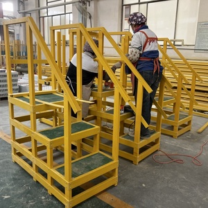 Échelle de <span class=keywords><strong>piscine</strong></span> GRP Cage Échelle Plate-forme Escaliers Résine insaturée et échelles <span class=keywords><strong>en</strong></span> fibre de verre sans alcali - Product Image 6