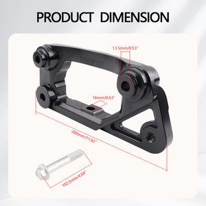 Support de différentiel arrière double fixation en aluminium noir, remplacement OE pour châssis et <span class=keywords><strong>transmission</strong></span> BMW F87 M2 F80 M3 F82 F83 M4 - Product Image 6