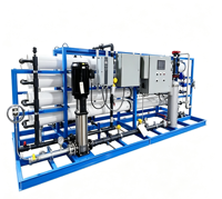 Équipement de purification d'eau par osmose inverse à double passage avec membrane RO 4040/8080 pour applications industrielles