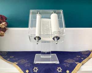 حامل عرض أكريليك يهودية, حامل عرض أكريليك كامل شفاف يهودي في حالة عرض لوسيت - Product Image 3