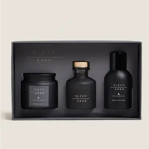 Bougies parfumées à la cire de soja de luxe de marque privée personnalisées et diffuseur d'arômes de roseau coffret cadeau fait à la main de haute qualité pour la décoration intérieure