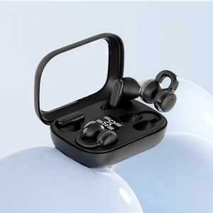 หูฟังไร้สายคุณภาพสูงแบบ 2-in-1 แบตเตอรี่ใช้งานได้ยาวนาน ลดเสียงรบกวน สำหรับเล่นเกมและออกกำลังกาย พร้อมหน้าจอแสดงผลดิจิตอลแบบโปร่งใส - Product Image 2