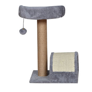 Support à griffes <span class=keywords><strong>de</strong></span> chat, poste à gratter bon marché, corde <span class=keywords><strong>de</strong></span> papier gris, meuble décontracté - Product Image 1