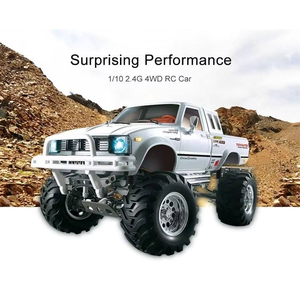 LEHOO Toys HG-P407 <span class=keywords><strong>1</strong></span>/<span class=keywords><strong>10</strong></span> RC Car <span class=keywords><strong>KIT</strong></span> 4WD Rally RC Car 4X4 Pickup Truck 2.4G Remote Control Car <span class=keywords><strong>KIT</strong></span> - Product Image 4