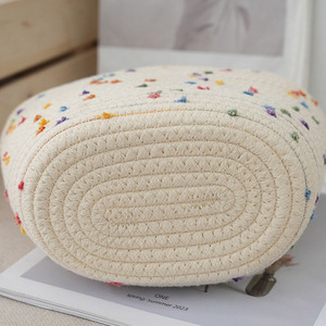 Bolso tejido de playa de viaje, cesta tejida, bolso de hombro, cuerda de algodón, tejido de ganchillo, macramé, Cubo de almacenamiento, bolsa de playa - Product Image 4