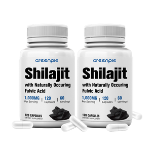 Greenpie produttori <span class=keywords><strong>Shilajeet</strong></span> Shilajit capsule acido fulvico con naturalmente si verificano per l'uomo donna - Product Image 3