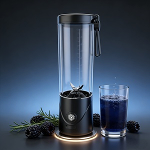 Licuadora Portátil para Auto y Exteriores, de un Solo Toque, 550 ml, Manos Libres, Batería de Larga Duración de 2000 mAh, USB, Libre de BPA, 6 Cuchillas SUS304, Modo Turbo - Product Image 6