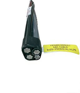 Cable ABC de Venta Directa del Fabricante KAODEE, 3*25+25mm2, Cable Aéreo Aislado con AL/XLPE, Fabricante OEM de XLPE ABC, Cable ABC XLP - Product Image 2