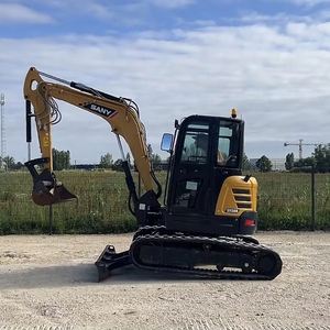 Mini-excavatrice écologique et puissante de 5 tonnes SY50U, excavatrice sur chenilles à rotation zéro, haute efficacité pour la construction urbaine - Product Image 2
