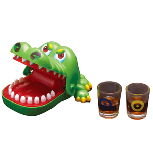 Juegos de Mesa para Beber, Juego de la <span class=keywords><strong>Suerte</strong></span> de Morder el Dedo del Cocodrilo, Juegos de Beber con Chupitos - Product Image 1