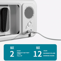 Nouvelle coque de téléphone étanche pour salle de bain avec écran tactile, support rotatif à 360°, compatible avec un petit haut-parleur Bluetooth