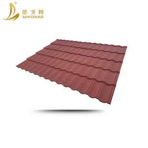 Vente en gros d'usine de matériaux de construction : Tôles de toiture métalliques revêtues de pierre de qualité supérieure <span class=keywords><strong>pour</strong></span> <span class=keywords><strong>chalet</strong></span> de conte de fées - Product Image 2