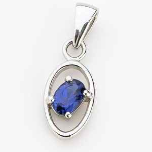 Prix de gros pendentif en iolite naturelle en argent sterling 925 plaqué pierre précieuse bleue naturelle bijoux spirituels - Product Image 3