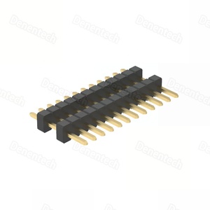 Denentech dual-nhựa nam tiêu đề pins hàng duy nhất thẳng Dip 1.27mm 2.0mm kết nối Hội Đồng Quản trị hội đồng quản trị Hội Đồng Quản trị kết nối lửng - Product Image 3