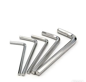 مفتاح ربط سداسي على شكل حرف L مجلفن، من الفولاذ المقاوم للصدأ، معالج بالأسود - Product Image 2