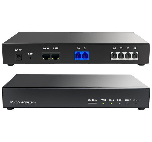 Excelltel PX204 IP Telephone System 32 Channels 2 FXO and 4 FXS Ports PABX PBX Superior Performance Home & Office Use