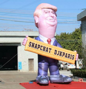 عملاق نفخ دونالد الإعلان الطابع البالون للترويج مع ملحق المنفاخ المدرجة - Product Image 4