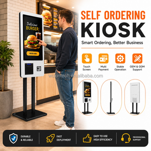 WUXIN - Quiosco de Autoservicio con Pantalla Táctil de 23.6/27/32 Pulgadas para Pedidos y Pagos, Máquina de Autopago, Quiosco de Pedidos Digital con Impresora - Product Image 2