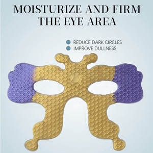 Patch masque pour les yeux en or bicolore, anti-rides, pour les pattes d'oie et les plis nasogéniens, 35g - Product Image 4