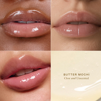 Baume adoucissant pour les lèvres en marque blanche avec applicateur métallique rafraîchissant, repulpe et lisse les lèvres, infusé au beurre d'acai et de mongongo