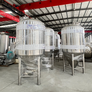 Récipient de fermentation 4000l avec chemise de refroidissement pour bière, réservoir conique - Product Image 3