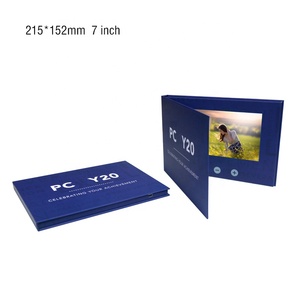 Paysage vidéo brochure fabricant 7 pouces mini écran LCD livre vidéo cadre <span class=keywords><strong>photo</strong></span> numérique pour la publicité de mariage - Product Image 3