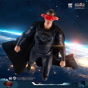 En stock – Figurine d'action authentique DC – Modèle de main <span class=keywords><strong>Superman</strong></span> Noir – Jouet de présentation – Cadeau d'anniversaire pour garçon – Film BVS - Product Image 3