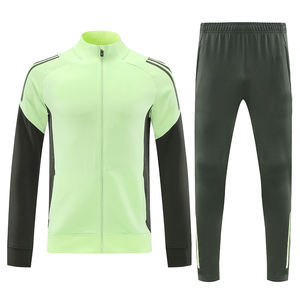 Özel Tasarım Yeni İspanyol Ligi Futbol Forması Tam Fermuarlı Ceket Erkek Avrupa Kulüp Spor Takımı Futbol Forması Antrenman Ceketi - Product Image 2