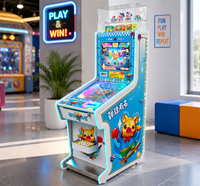 Machine de jeu de flipper à billes à monnayeur, borne d'arcade commerciale avec écran LCD et boîte d'affichage des prix, FUNBEAR FB-003