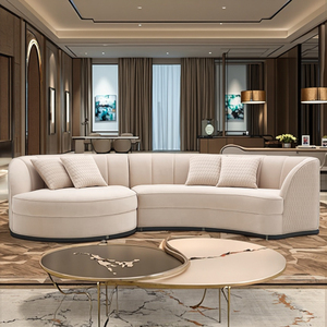 Fabricación de Sofás, Muebles de Sala de Estar de Lujo, Sofás Seccionales, Juego de Sofás de Terciopelo - Product Image 1