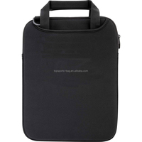Sac pour ordinateur portable en néoprène de 14 pouces avec poignée, bandoulière, pochette verticale pour ordinateur portable, poche avant, étui de protection pour le transport