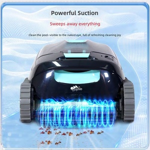 Aspiradora Robótica Inalámbrica de Alta Calidad para Piscinas Medianas, Limpieza Automática, Se Puede Recoger Automáticamente - Product Image 3