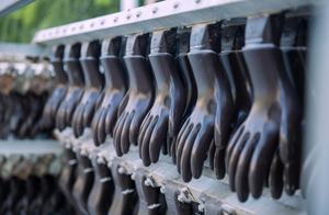 قفازات عمل للحدائق من البولي يوريثان بشعار PRI وألوان مخصصة، قفازات نايلون محبوكة بدون درزات مع طلاء البولي يوريثان على راحة اليد للمستودعات والساحات - Product Image 6