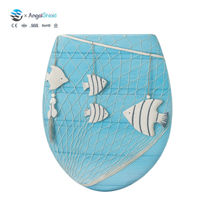 Abattant de toilettes personnalisé UF, motif <span class=keywords><strong>poisson</strong></span> marin, avec couvercle de cuvette à fermeture douce, siège en U, pour WC domestique, appartement, salle de bain d'invité - Product Image 1