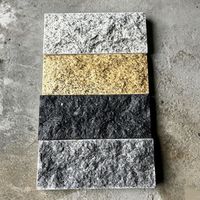 Pierre de granit naturelle taillée à la main, surface ciselée moderne, durable, pour façade de bâtiment, design graphique, garantie 3 ans