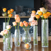 Lala — vase en cristal gravé pour mariage, décoration, 5 pièces