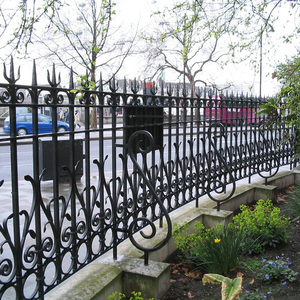 Offre Spéciale personnalisé vieille tige <span class=keywords><strong>fer</strong></span> clôture pont décoratif clôture en acier économiser des coûts câble garde-corps clôture - Product Image 5