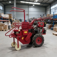 Équipement de récolte du maïs à moteur diesel, mini-hacheuse de maïs à une rangée pour utilisation sur les champs agricoles