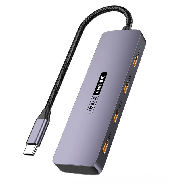 USB3.2Gen 2 Thunderbolt 4 Docking Station 10GB Hub Type CHUB Computer High-speed Expansion Four in One