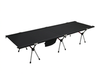 Lit de camp pliable pour le camping en plein air, léger, portable, pliage rapide, tissu Oxford, pieds en aluminium, pour les voyages, les siestes et les invités