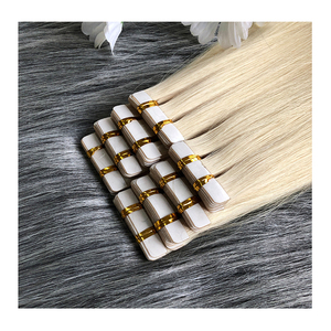 Nastro per cuticole completo all'ingrosso nelle estensioni dei capelli estensione dei capelli con nastro doppio disegnato per capelli umani al 100 - Product Image 1