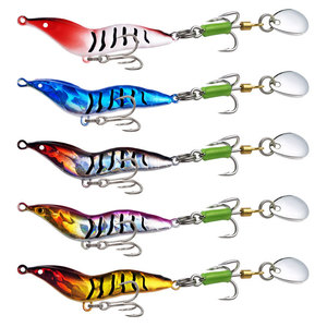 Señuelo de Pesca SWORDFISH <span class=keywords><strong>FTK</strong></span> MR80 de Acero Inoxidable de 8.5CM con Fondo Duro y Anzuelos para Atún, Carpa, Lago, Río y Agua Dulce - Product Image 1