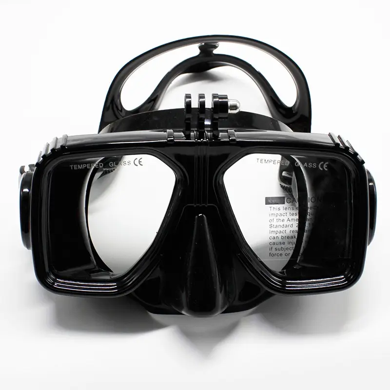 Offre Spéciale masque de plongée en silicone go pro mount grande vue pour la plongée en apnée