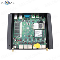 PC de Doble Núcleo Intel Celeron 3965U, 6*RJ45, LAN de 2.5G, Giga Ethernet, Ahorro de Energía, AC WIFI, Mini Ordenador Industrial con Diseño sin Ventilador