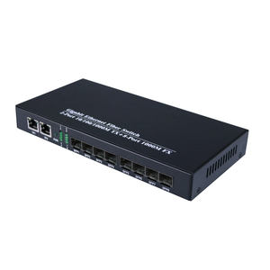 8 Fiber Port Gigabit <strong>Ethernet</strong> Media Converter 1.25G 2 RJ45 Optical Transceiver with Fiber Optic Equipment - Product Image 4